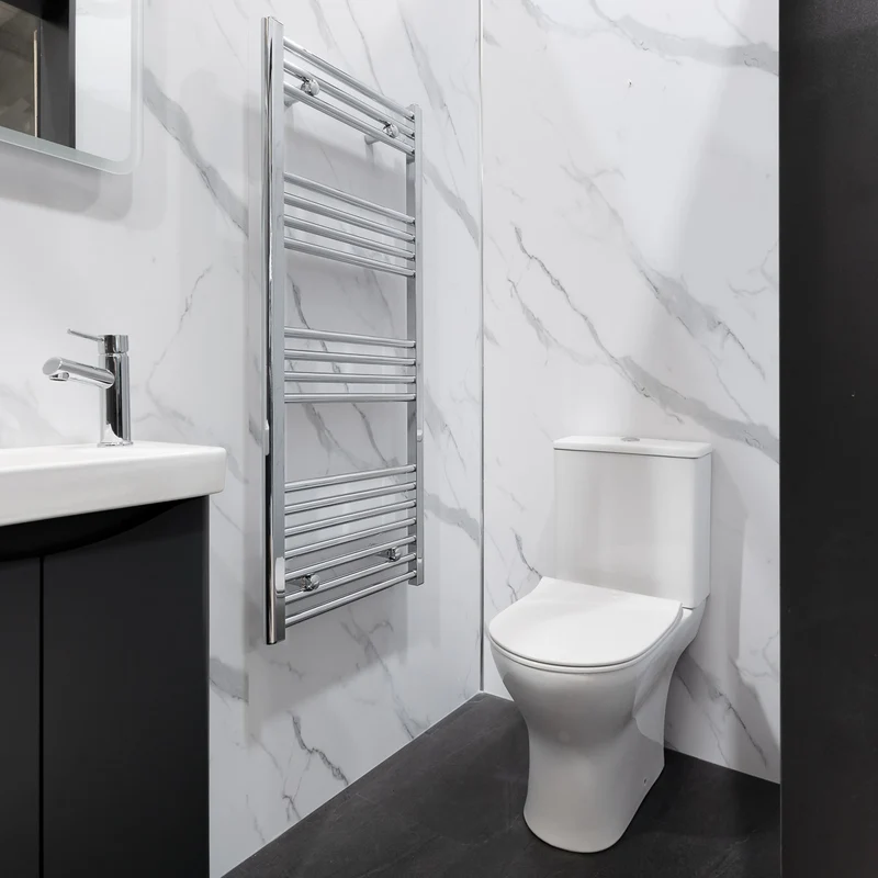 Nuie Freya Rimless Close Coupled Toilet & Soft Close Seat