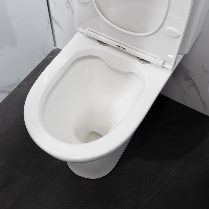 Nuie Freya Rimless Close Coupled Toilet & Soft Close Seat