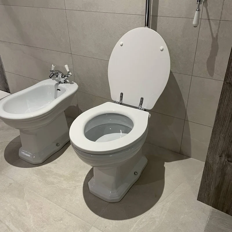 Olympia Impero High Level Toilet & Soft Close Seat