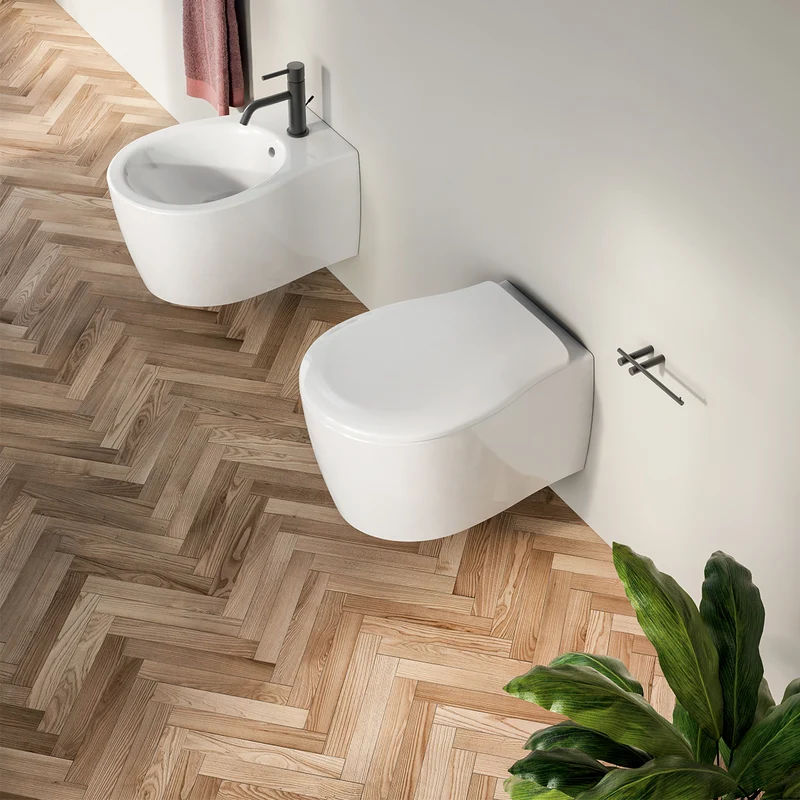 Olympia Formosa 2.0 Rimless Wall Hung Toilet & Soft Close Seat