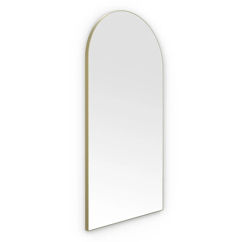 Origins Living Oslo Arch Mirror 50x100cm - Brushed Brass