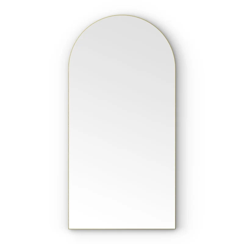 Origins Living Oslo Arch Mirror 50x100cm - Brushed Brass