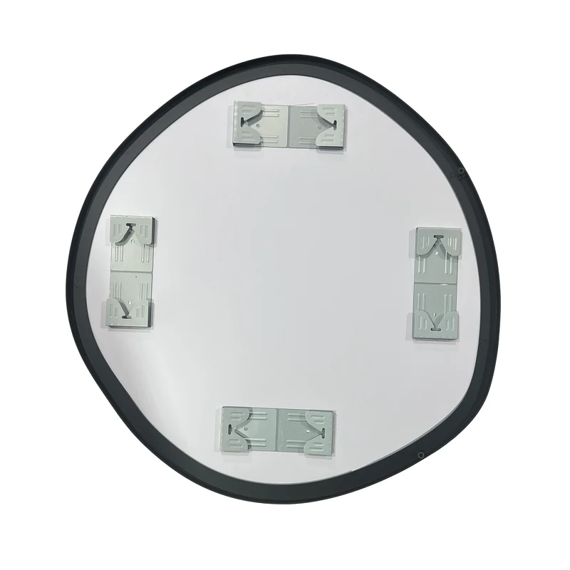 Origins Living Oslo Organic Mirror 80 - 80x77cm - Matt Black