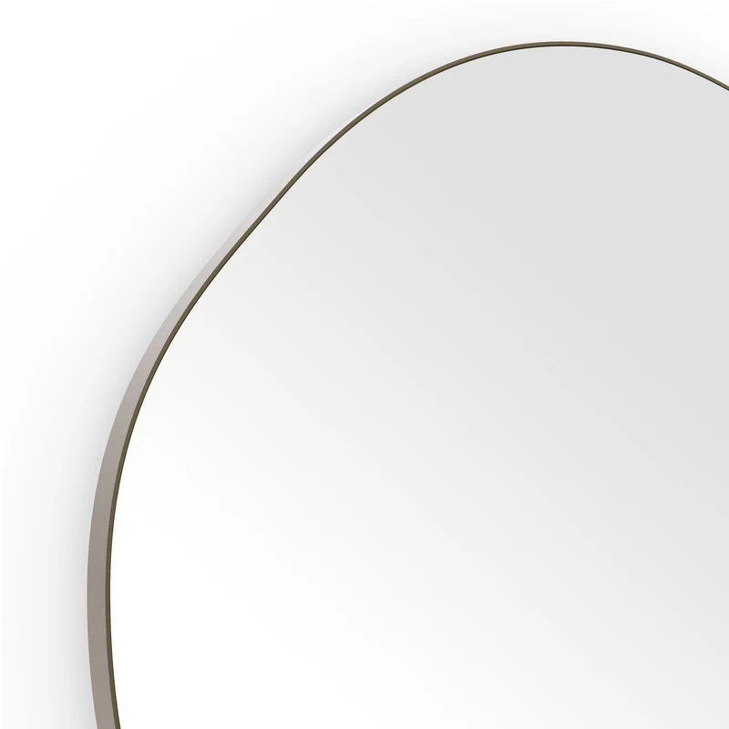 Origins Living Oslo Organic Mirror 80 - 80x77cm - Brushed Bronze