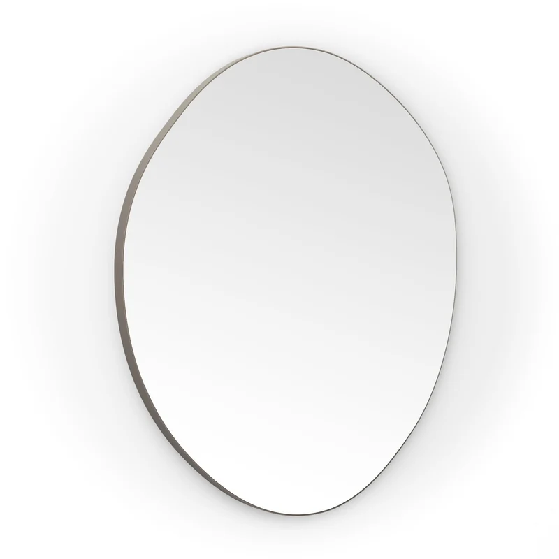 Origins Living Oslo Organic Mirror 80 - 80x77cm - Brushed Bronze