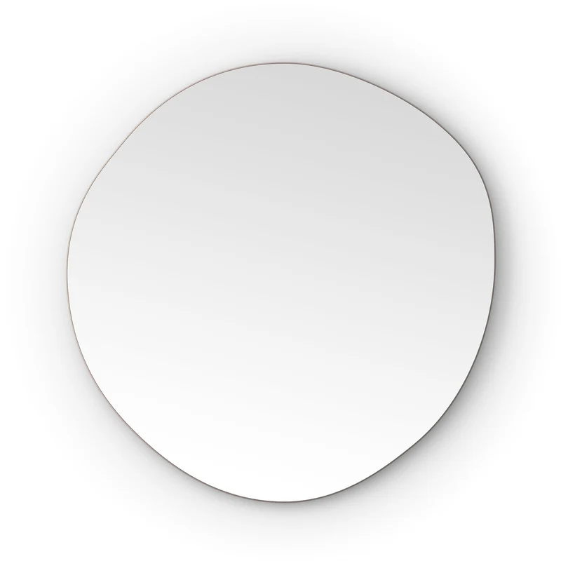 Origins Living Oslo Organic Mirror 80 - 80x77cm - Brushed Bronze