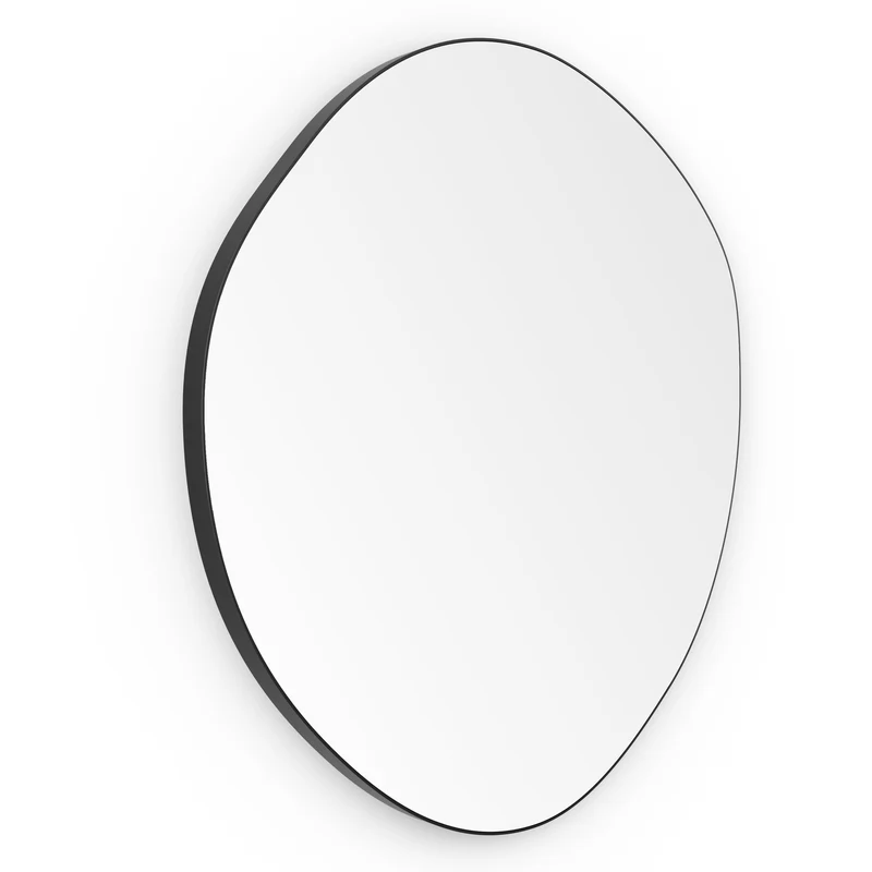 Origins Living Oslo Organic Mirror 60 - 60x58cm - Matt Black