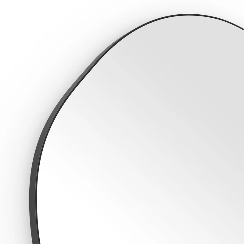 Origins Living Oslo Organic Mirror 60 - 60x58cm - Matt Black