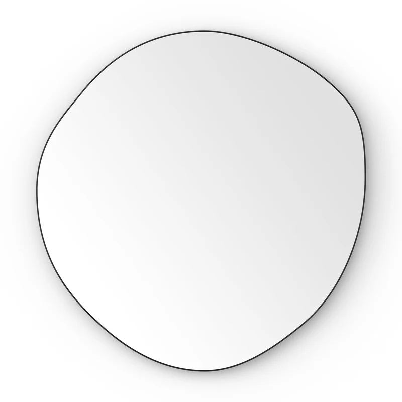 Origins Living Oslo Organic Mirror 60 - 60x58cm - Matt Black