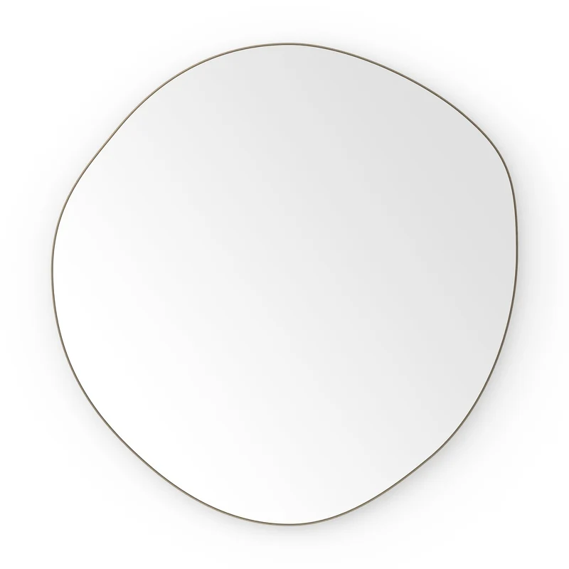 Origins Living Oslo Organic Mirror 60 - 60x58cm - Brushed Bronze