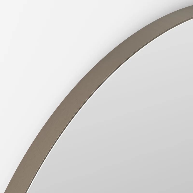 Origins Living Oslo Round Mirror 100cm - Brushed Bronze