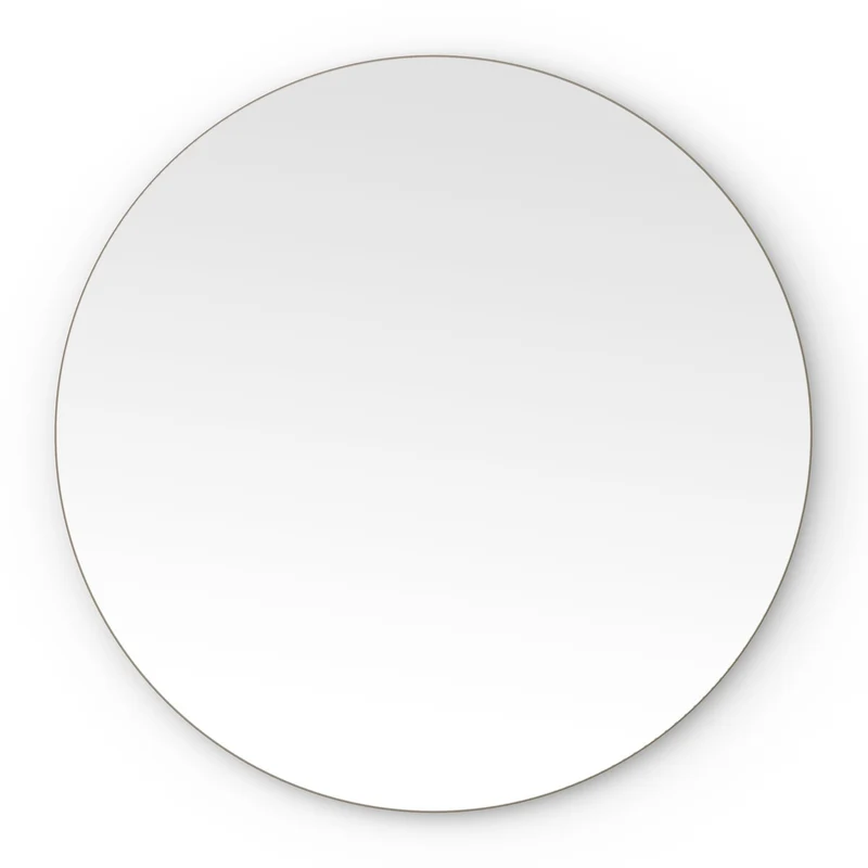 Origins Living Oslo Round Mirror 80cm - Brushed Bronze