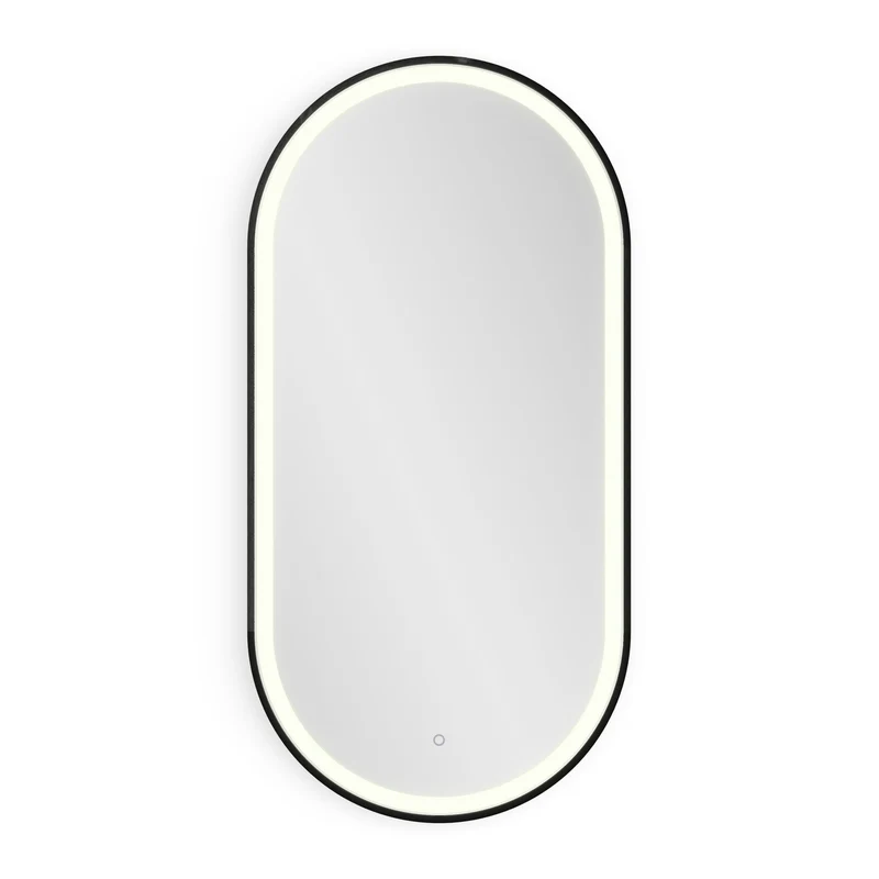 Origins Living Lomax Light Capsule Mirror 50x100cm - Brushed Black