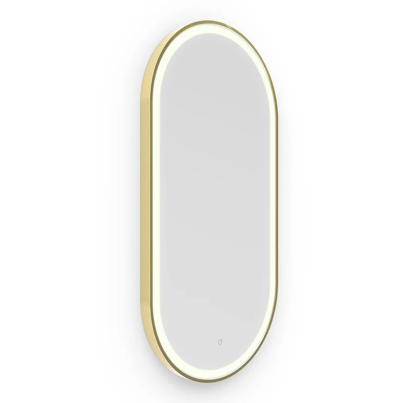 Origins Living Lomax Light Capsule Mirror 50x100cm - Brushed Brass