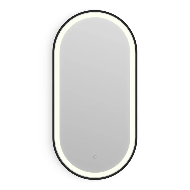 Origins Living Lomax Light Capsule Mirror 40x80cm - Brushed Black