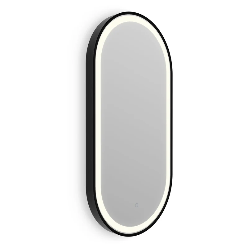 Origins Living Lomax Light Capsule Mirror 40x80cm - Brushed Black