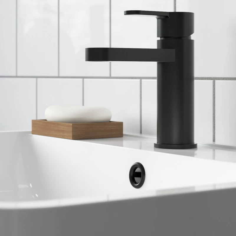 Basin Overflow Cover - Matt Black