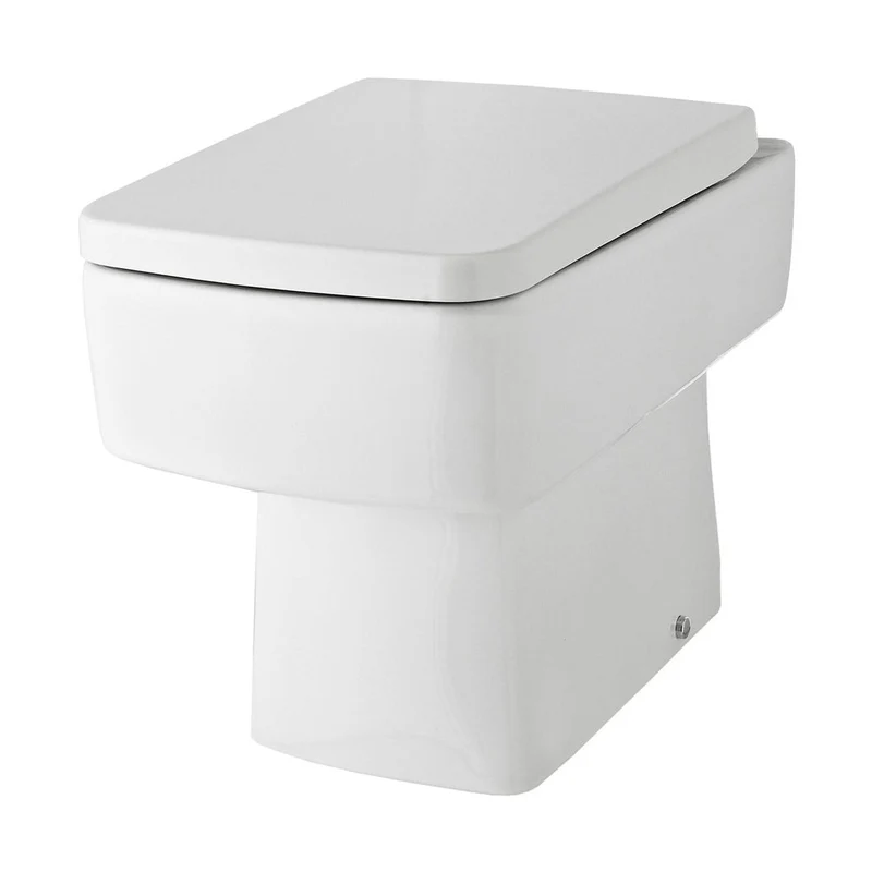 Nuie Bliss Back To Wall Pan Contemporary White Vitreous China 400x350x520mm