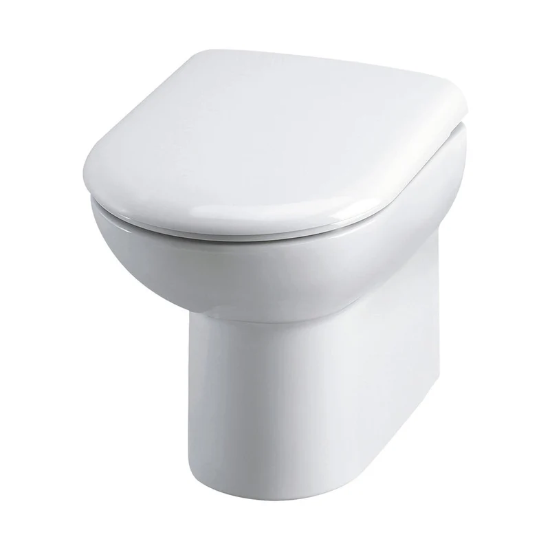 Nuie Lawton Back To Wall Pan Contemporary White Vitreous China 390x375x535mm