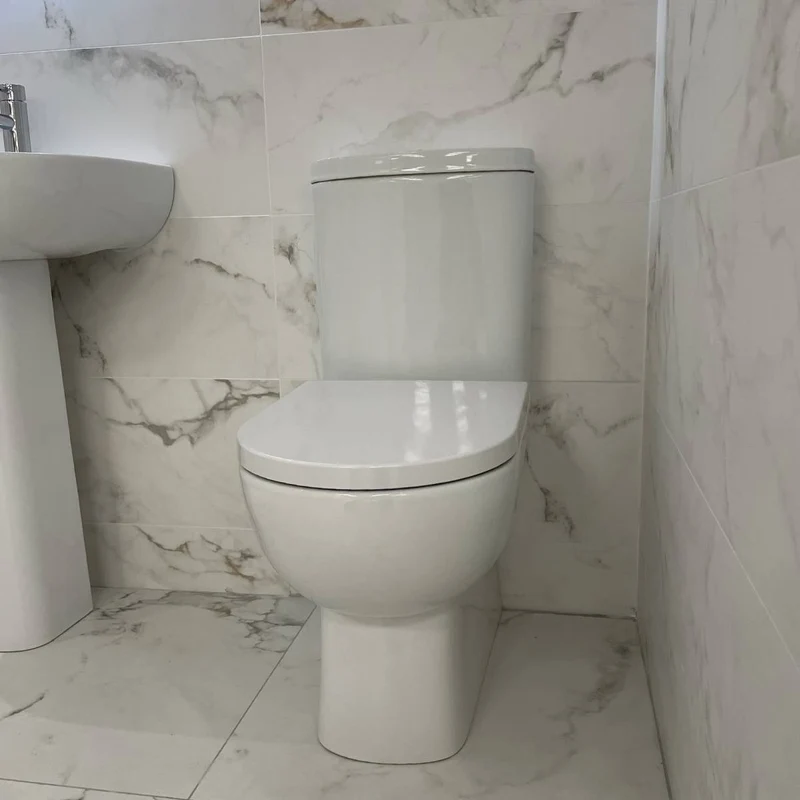 Rak Tonique Fully Back to Wall Toilet with Soft Close Seat