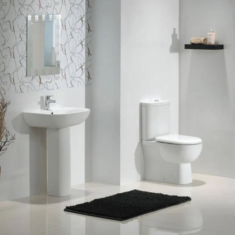 Rak Tonique Fully Back to Wall Toilet with Soft Close Seat