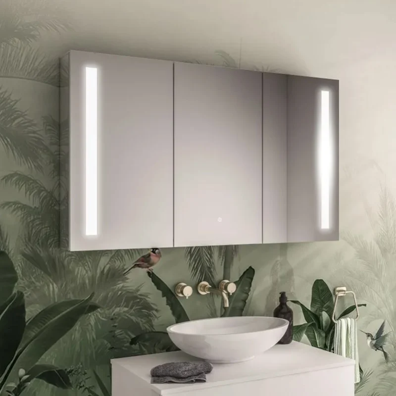 Castellano 1200 x 700mm 3 Door LED Mirror