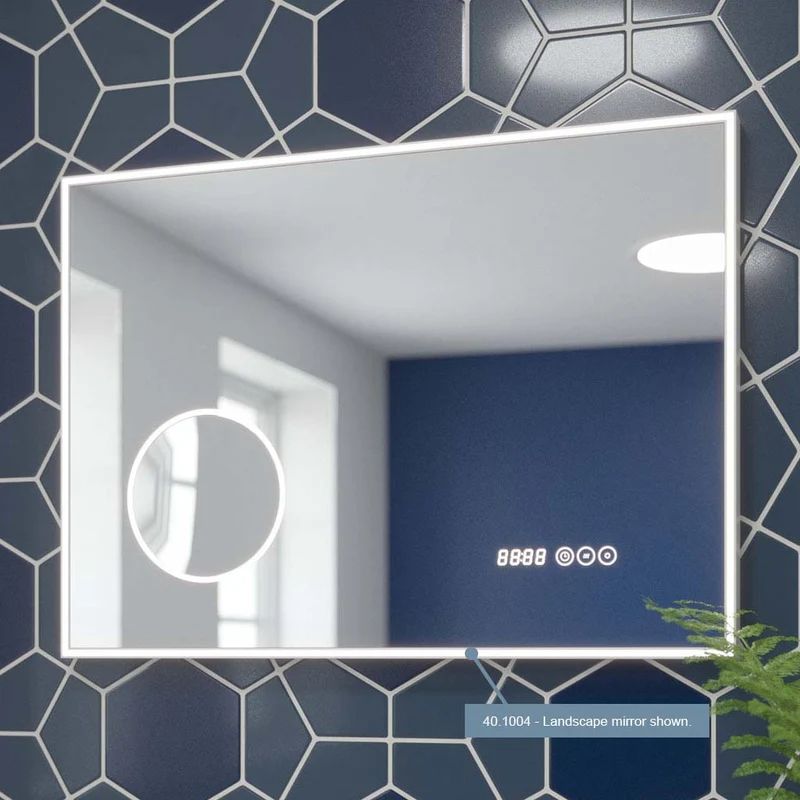 Fabriano 700 x 500mm LED Portrait Mirror - White LED