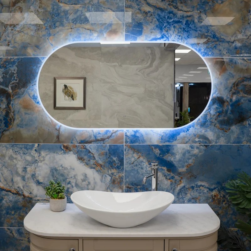 Tablet 1200mm x 600mm LED Mirror with Colour Change