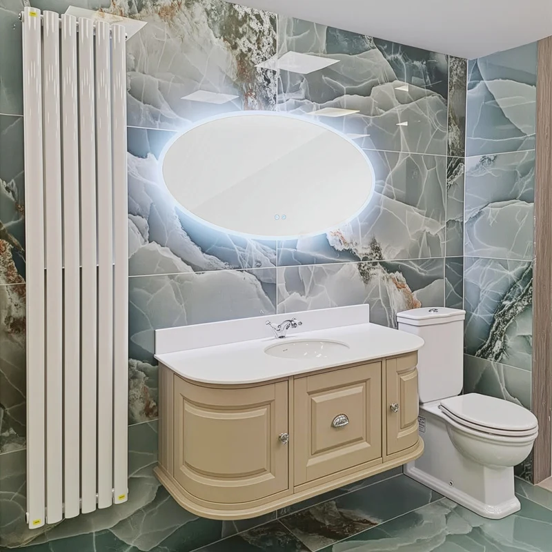 Bonita 1200mm x 600mm Oval LED Mirror with Colour Change