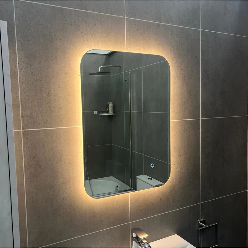 Luca 800 x 600mm Bluetooth LED Mirror with Demister
