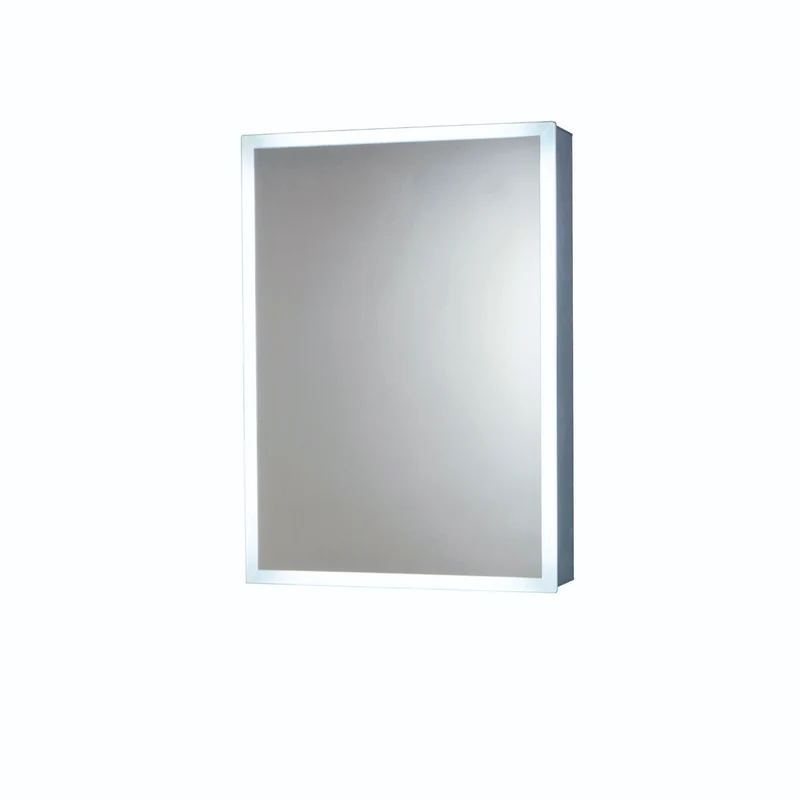 Mia LED Cabinet 700 x 500mm Single Door Demister and Shaver
