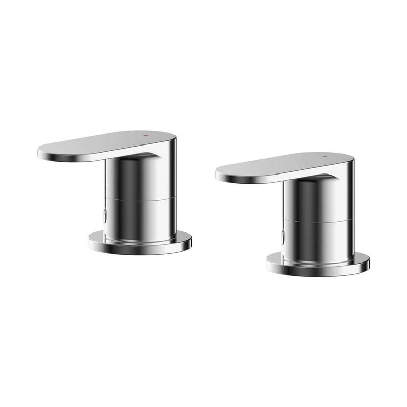 Nuie Binsey 3/4" Side Valves Contemporary Chrome Brass 54x35x80mm