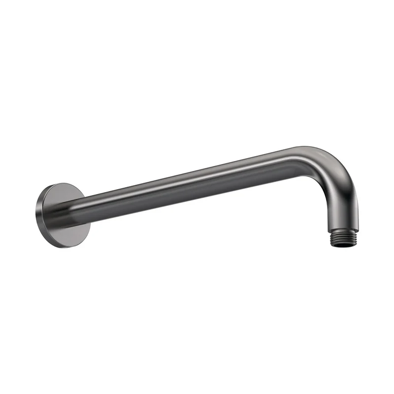Nuie W/h Shower Arm Contemporary Brushed Pewter Brass 108x62x357mm