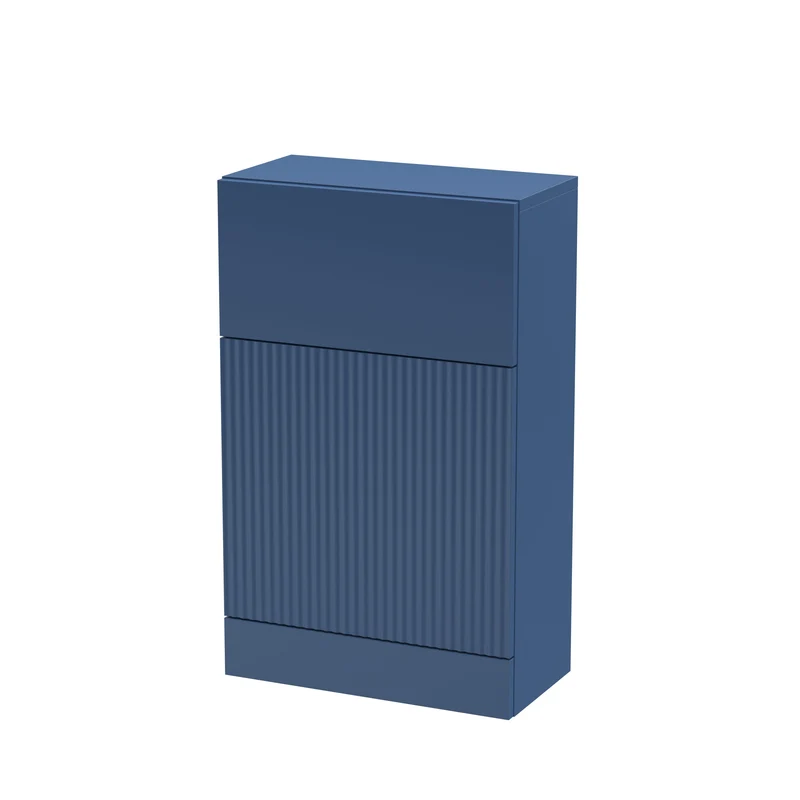 Hudson Reed Fluted 500 x 253mm WC Unit - Satin Blue
