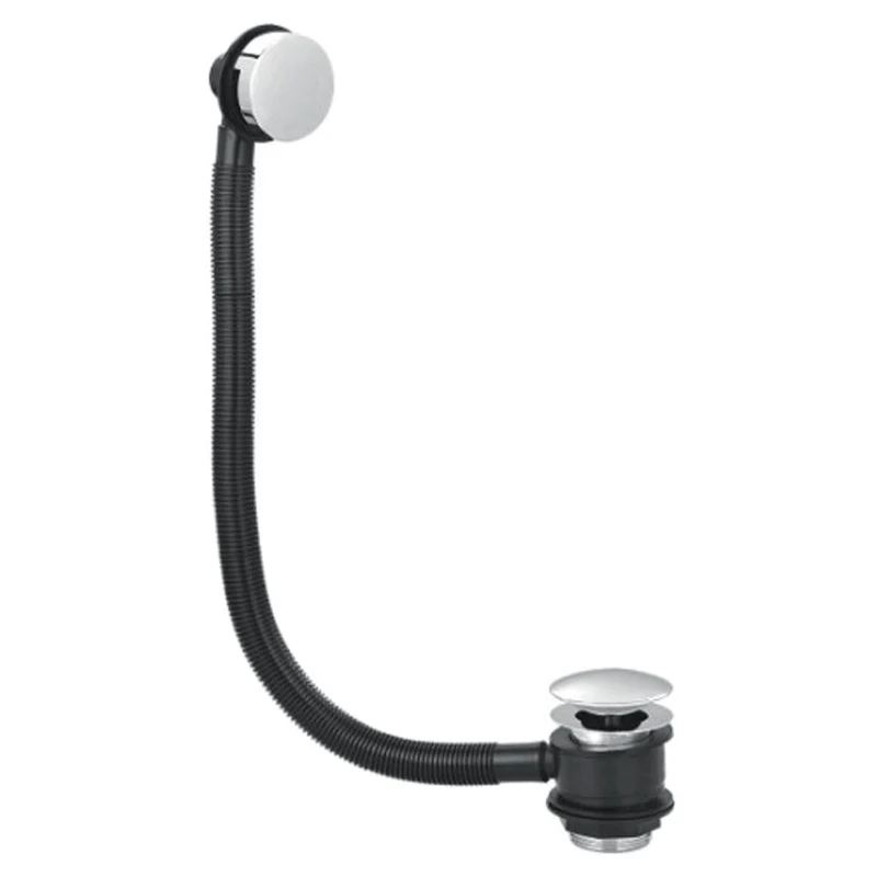 Lux Clicker Bath Waste With Overflow - Chrome