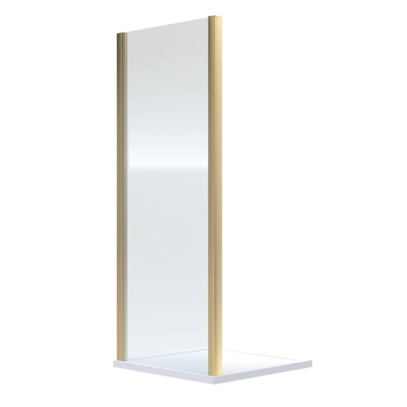 Hudson Reed 900mm Side Panel - Brushed Brass