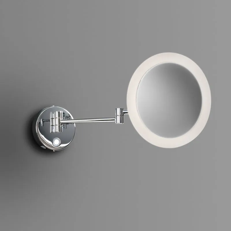 Origins Living Sloane Round LED Magnifying Mirror - Chrome