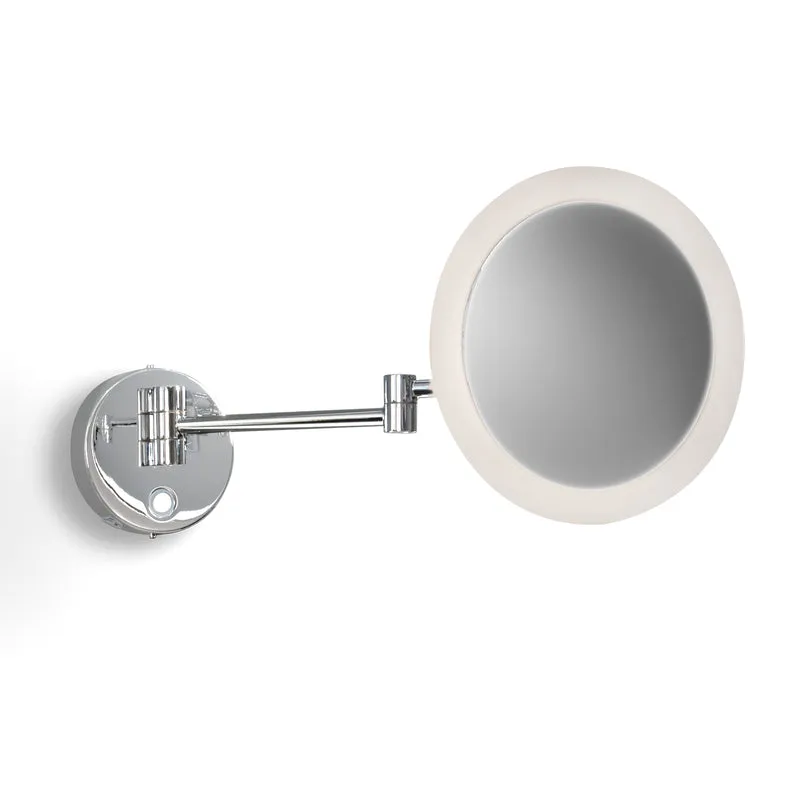 Origins Living Sloane Round LED Magnifying Mirror - Chrome