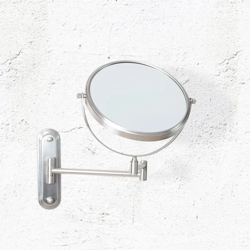 Origins Living Taylor Reversible 5X Magnifying Wall Mirror - Brushed Nickel