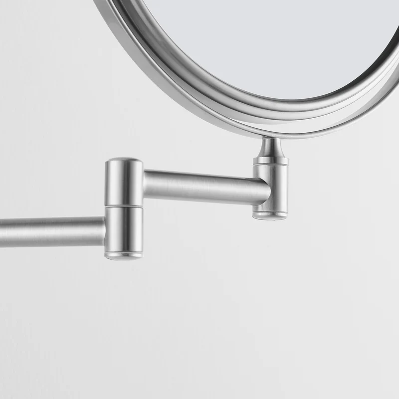 Origins Living Taylor Reversible 5X Magnifying Wall Mirror - Brushed Nickel