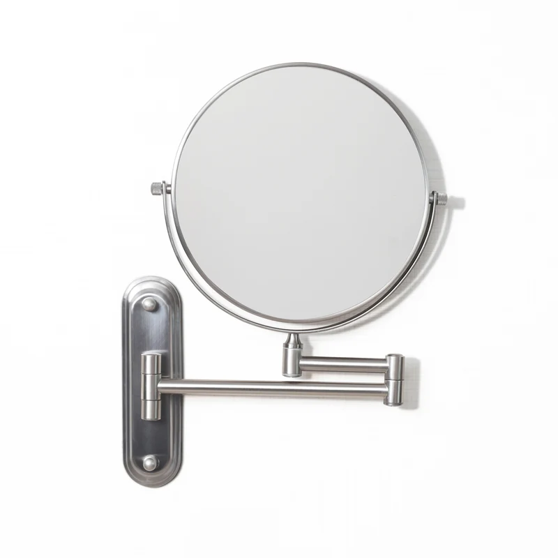 Origins Living Taylor Reversible 5X Magnifying Wall Mirror - Brushed Nickel