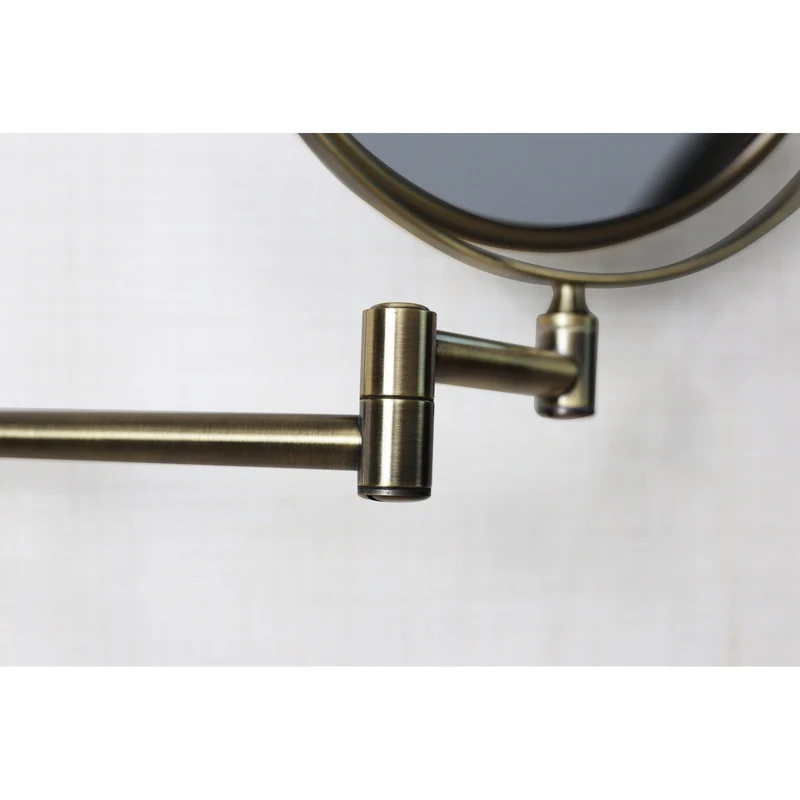 Origins Living Taylor Reversible 5X Magnifying Wall Mirror - Aged Brass