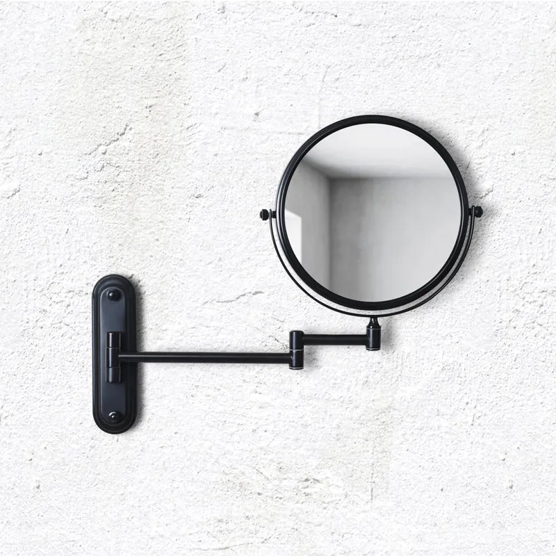 Origins Living Taylor Reversible 5X Magnifying Wall Mirror - Matt Black