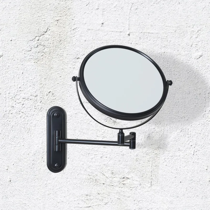 Origins Living Taylor Reversible 5X Magnifying Wall Mirror - Matt Black