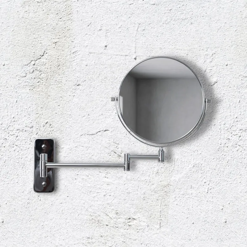 Origins Living Mason Reversible 7X Magnifying Wall Mirror - Chrome