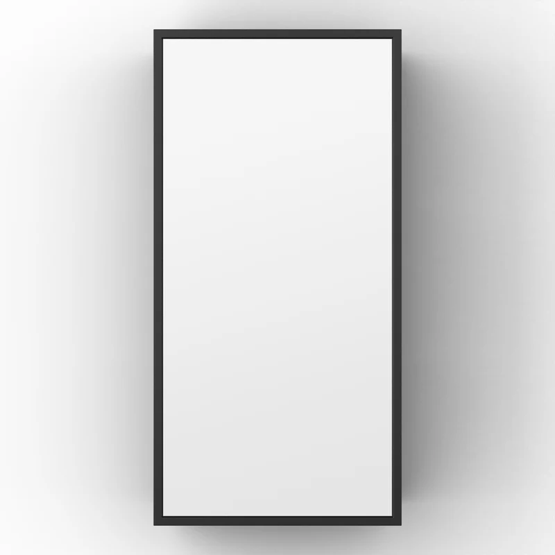Origins Living Dockside Mirror With Open Shelving 30x60cm - Black