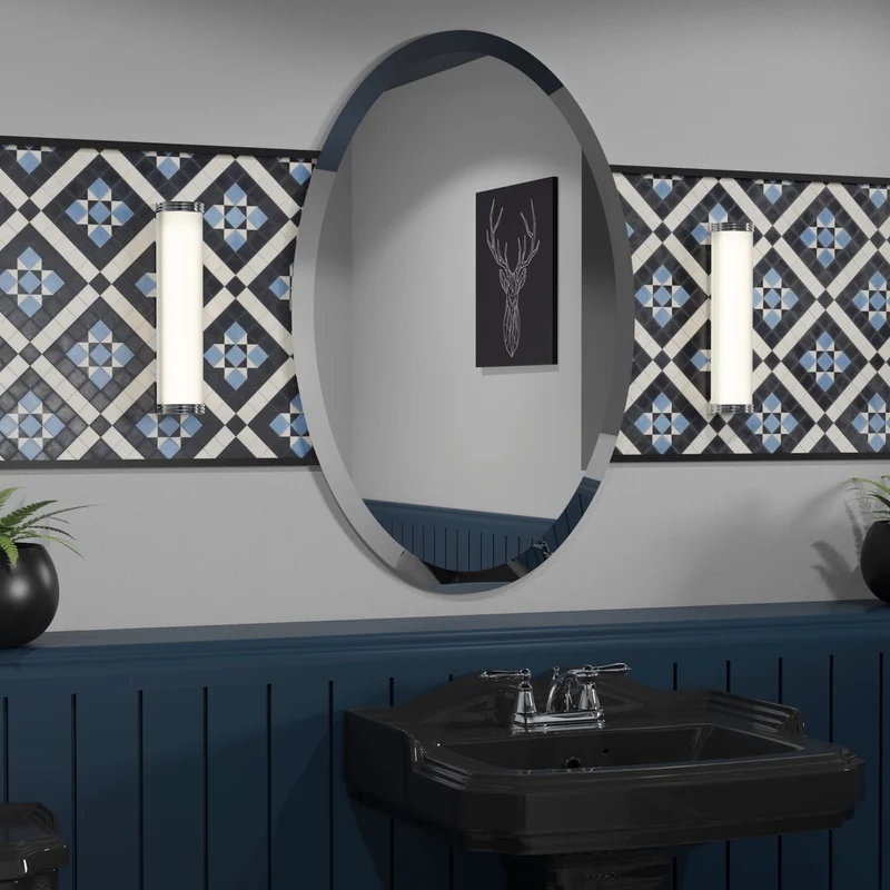 Origins Living Porterhouse Oval Mirror 60x90cm
