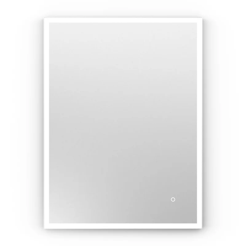 Origins Living Tate Light Rectangular Mirror 60x80cm - Matt White