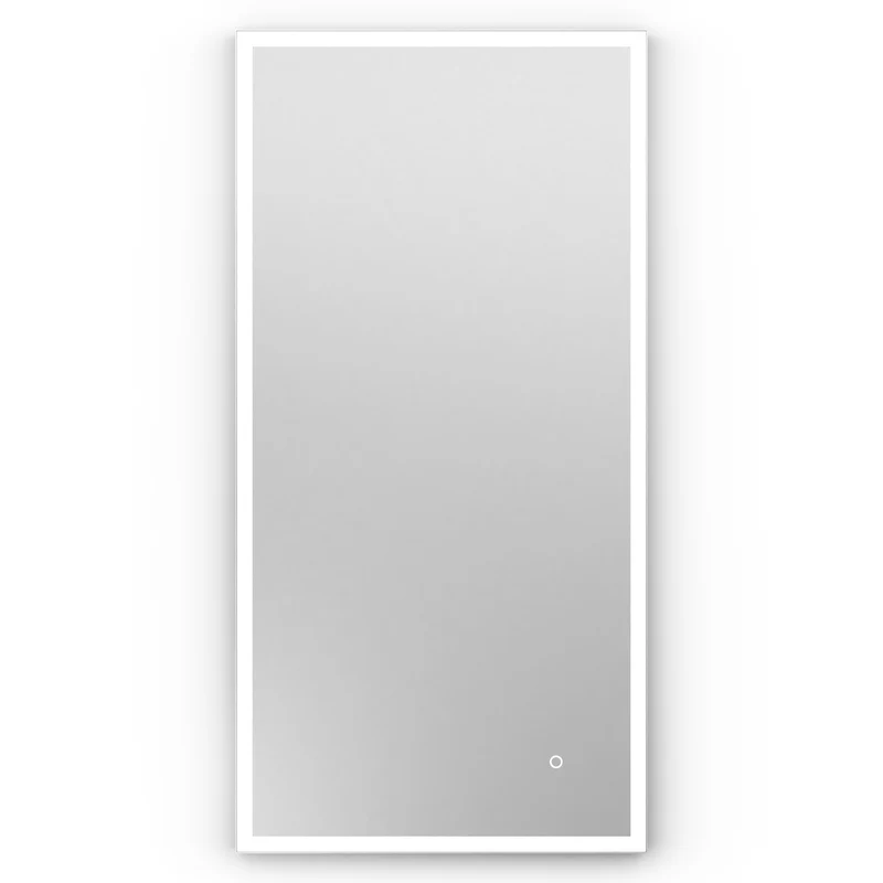 Origins Living Tate Light Rectangular Mirror 50x100cm - Matt White