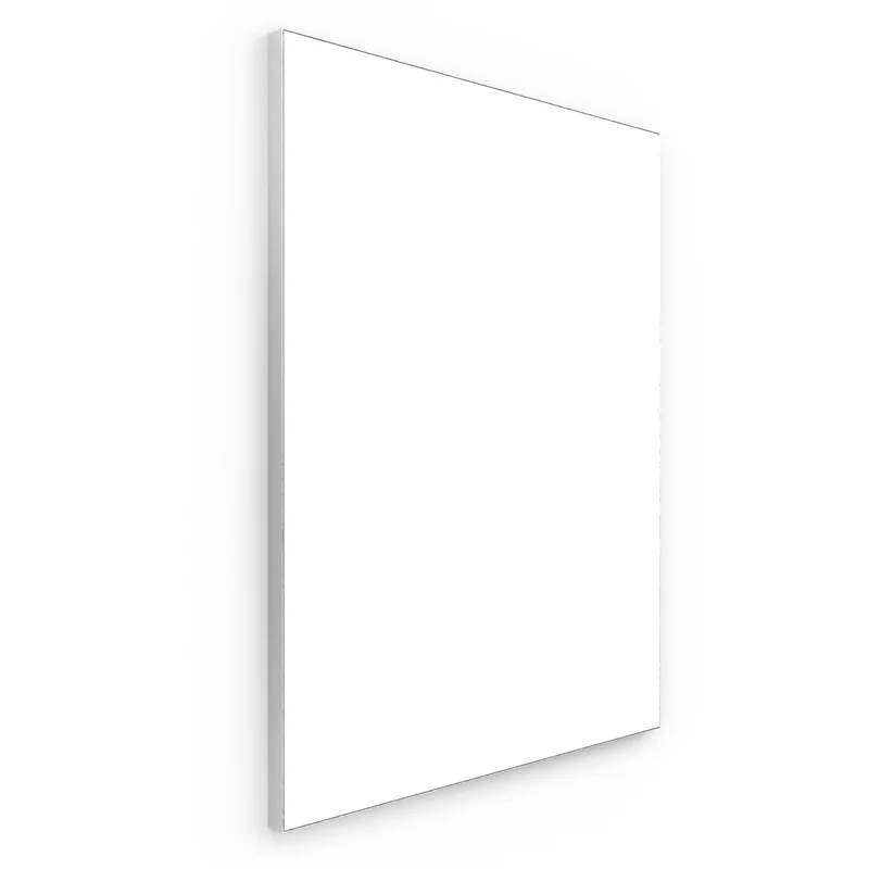 Origins Living Tate Rectangular Mirror 70x90cm - Polished Aluminium